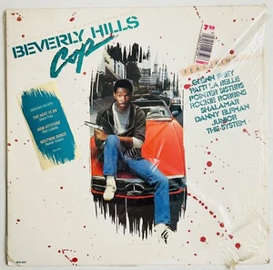 Beverly Hills Cop Motion Picture Soundtrack - Vinyl LP w/ Hype Sticker Cleaned - Picture 1 of 4
