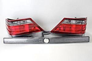 Tail Lights Lamps + Reflector Gray SET Fits MERCEDES S-Class W140 Sedan 95-99 - Picture 1 of 2