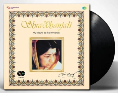 SHRADDHANJALI LATA MANGESHKAR 2LP SET - NEW BOLLYWOOD LP VINYL RECORD (180 GRAM) - Image 1 of 3