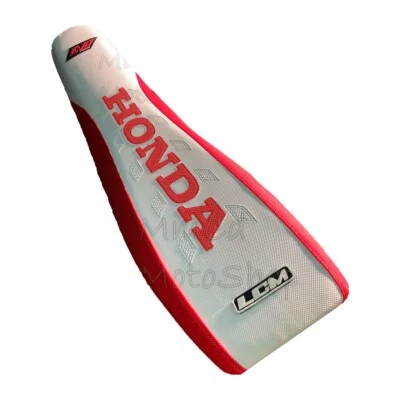  💥 Funda asiento ultragrip rojo blanco premium para Honda CRF250 crf 250 09-12 Foto 1 de 4