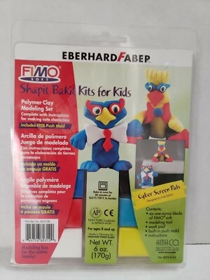 Eberhard Faber FIMO Shapit Bakit Kits For Kid's, Cyber Screen Pals New - Image 1 of 4