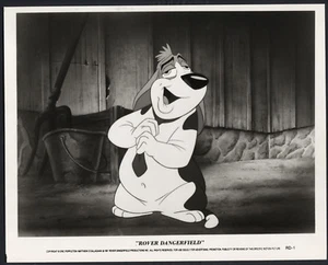 Rover Dangerfield ’91 CARTOON ANIMATION A DOG ADJUSTING HIS TIE - Picture 1 of 1