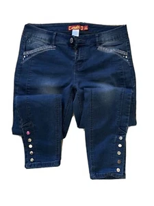Ladies Navy Blue Denim Size 6 - Picture 1 of 3