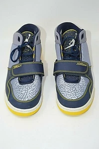 Nike Air Jordan Fltclb 90er Basketballschuhe grau/schwarz/gelb 602661-047 Größe 9,5 - Bild 1 von 9