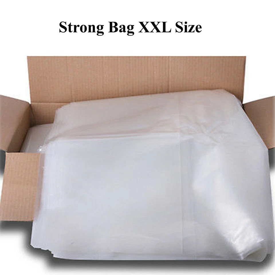 Clear Wheelie Bin Liners Strong Heavy Duty Rubbish Sack Big Refuse Bin Bags - Image 1 of 1