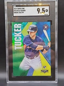 2019 Topps Kyle Tucker Rookie (RC) GREEN /199 SGC 9.5 HOUSTON CUBS SP - Bild 1 von 2