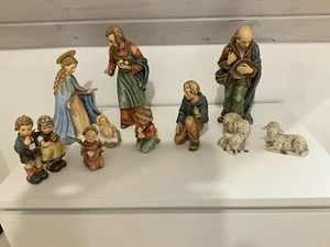 Rarität! Sehr große Hummel Goebel Krippe 10 tlg. 1. Wahl Nr. 260er Figuren groß - Bild 1 von 12