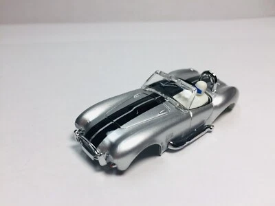 DASH "AC COBRA" Cuerpo PLATA/NEGRO rayas para Aurora AFX T-JET NUEVO Foto 1 de 4