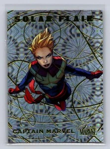 2023 Marvel Flair #SF2 Captain Marvel -Solar Flair-Avengers - Picture 1 of 2