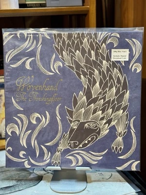 Wovenhand : The Threshingfloor : Burnt Toast 189g Blue Vinyl LP See Mark Lanegan - Image 1 of 2