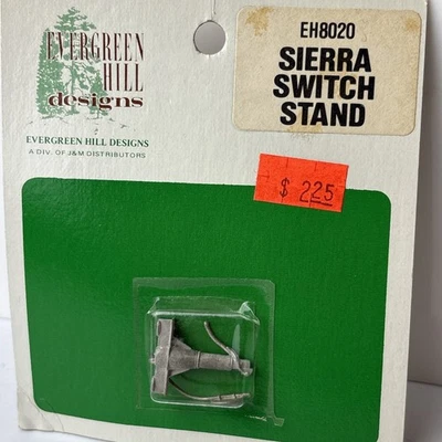 Evergreen Hill Designs EH8020 HO Scale Metal Sierra Switch Stand - 1 Piece - NIP - Image 1 of 2