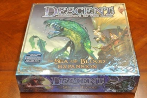DESCENT SEA OF BLOOD + OCEAN MAP & NARA THE FANG Board Game Journeys in the Dark - Picture 1 of 1