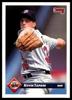 1993 Donruss Kevin Tapani Minnesota Twins #443 - Image 1 of 2