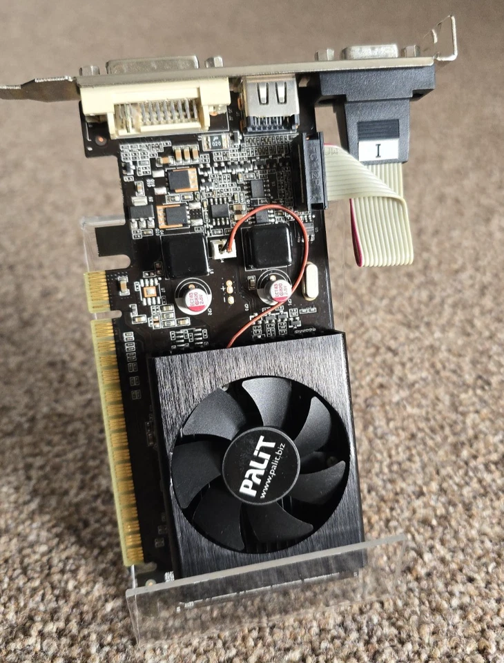 PCI-E Nvidia GF210 1GB Graphics Card - HDMI, DVI, VGA  - Tested With 3DMArk - Image 1 of 4
