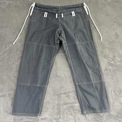 Pantalones BJJ Gi Ripstop A2L Largo Gris Cordón Rodillas Brasileño Jiu Jitsu Uniforme Foto 1 de 4
