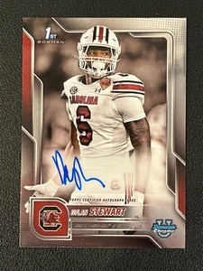Dylan Stewart 2025 Bowman Chrome 1st Auto South Carolina  - Picture 1 of 2
