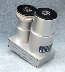 SPLIT-DIOPTER "OPTIQUE DOUBLE" SOPELEM MONITAL 145MM/35MM C-MOUNT LENS - FRANCE - Picture 1 of 8