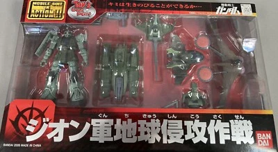 Boneco de ação Bandai Toy Dream Mobile Suit Gundam Zaku 2 Zeon Invasion Forc Msia - Imagem 1 de 2