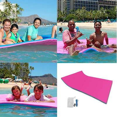 VEVOR 9/12/18FT Beach Sea Boat Floating Water Pad Pool Island Oasis Lake Raft Lily Pad