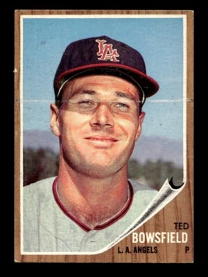 1962 Topps #369 Ted Bowsfield Angels VG-EX+ *7j - Image 1 of 2