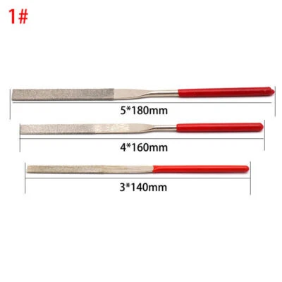 Diamond Needle File Set Precision Metalwork Craftwork Jewelry Tool 140/160/180mm - Image 1 of 4