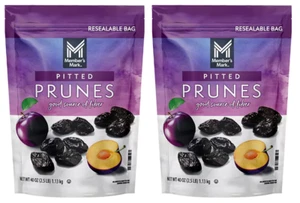 2er Pack Member's Mark getrocknete entsteinte Pflaumen, 40 Unzen KOSTENLOSER Versand - Bild 1 von 2