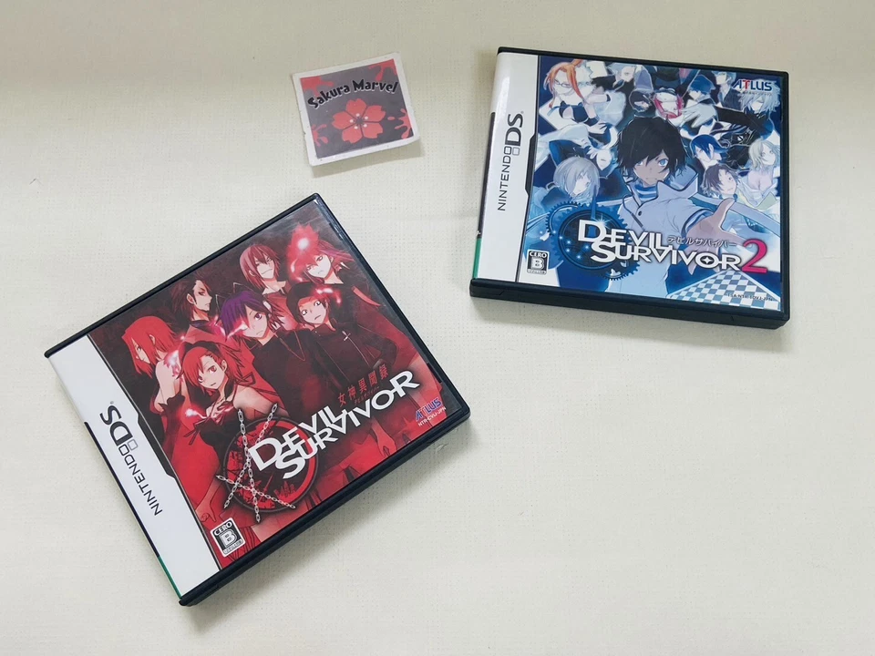 Nintendo DS Devil Survivor 1 2 Atlus Megami Ibunroku Japanese Game Tested Used - Image 1 of 1
