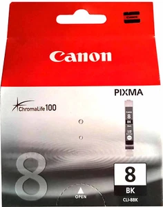 Canon CLI-8BK Canon Pixma IP3300 IP3500 IP4200 IP4200 IP4200X IP4300 CLI-8BK - Imagen 1 de 1