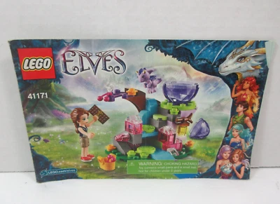 2016 LEGO 41171 Elves Emily Jones & The Baby Wind Dragon instruction manual only - Image 1 of 2