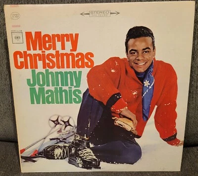 Johnny Mathis ‎– Merry Christmas Vinyl, LP 1966 Columbia ‎CS 8021 Columbia 2 Eye - Image 1 of 3