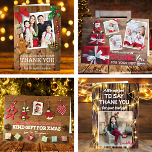 Navidad Personalizado Navidad Tarjetas de Agradecimiento Postal incluso Sobres 22