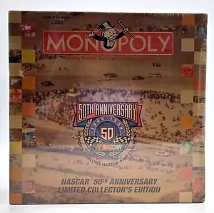 Monopoly - 50th Anniversary NASCAR Juego de Mesa / 1998 USAOpoly, Inglés / Sealed - Imagen 1 de 7