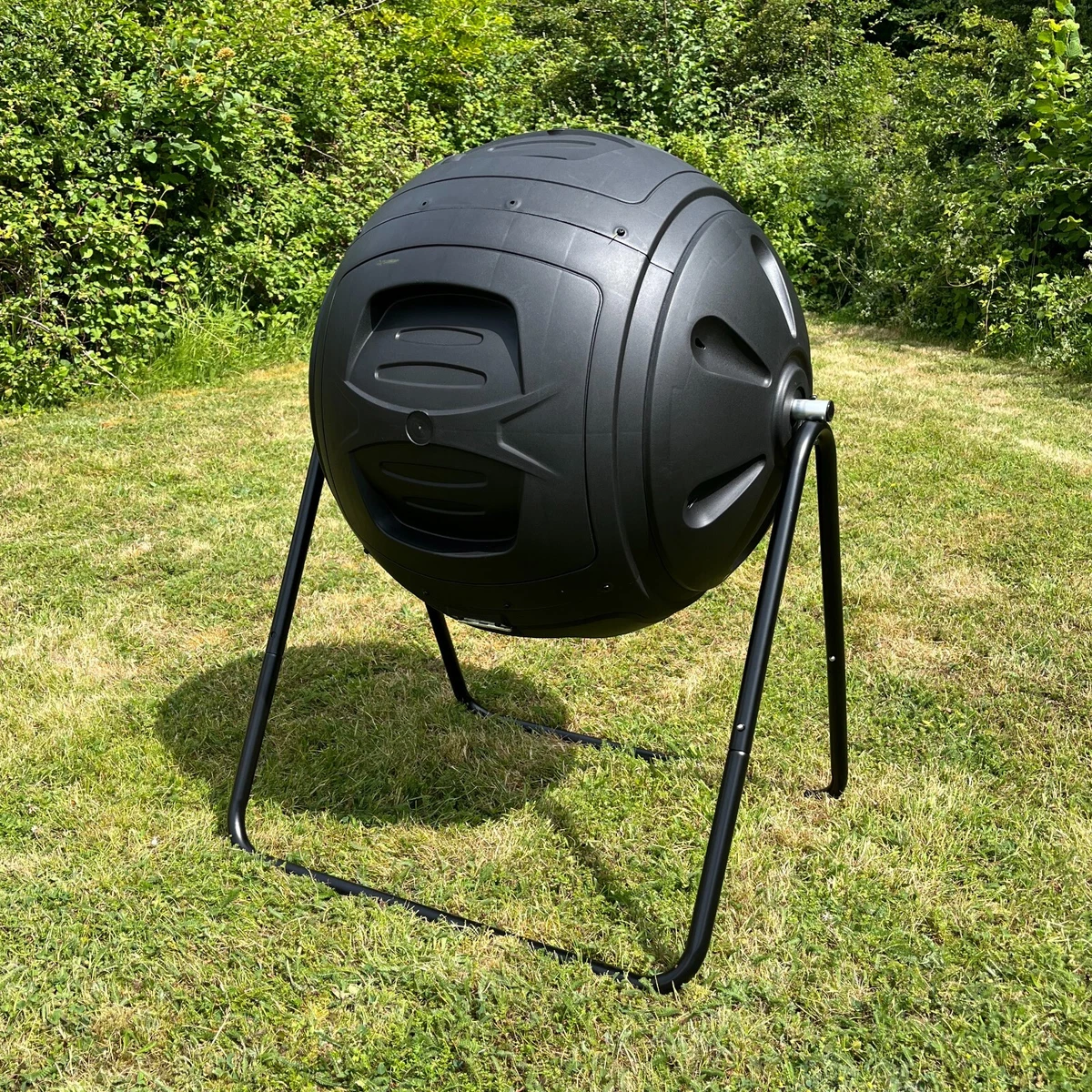 Compost Bin Garden Garden Composter, Dual Chamber Tumbling 160L ...
