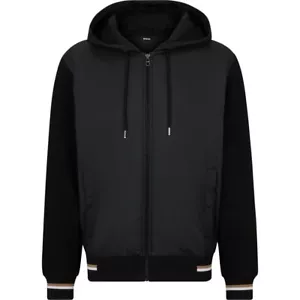 Sudadera con capucha BOSS Sommers 66 con cremallera - negra - XXXL - precio de venta sugerido por el fabricante 269 GBP - Imagen 1 de 12