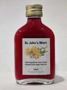 St. John's Wort Oil - Spatholado - From Greece - 100% Organic - 50ML - Picture 1 of 4