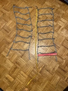 LAWN/GARDEN TRACTOR TIRE CHAINS /3- LINK/ 43” x 13” Very Little Wear.   E6 - Picture 1 of 7