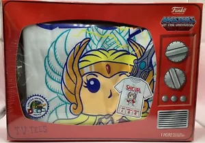 2018 Funko Designer Con Exclusive She-Ra Pop TV XL T-Shirt MOTU NOS - Picture 1 of 6