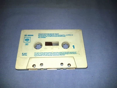 NEIL DIAMOND I'M GLAD YOU'RE HERE WITH ME TONIGHT CASSETTE ALBUM (NO INLAY #176) - Image 1 of 2