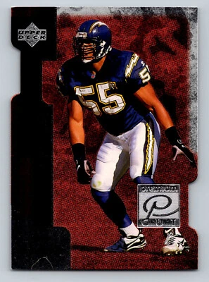 1998 Black Diamond Premium Cut Double Chargers Football Card #PC9 Junior Seau - Image 1 of 2