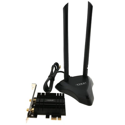 AX200 Desktop PCIe Wireless Adapter WiFi 6 Bluetooth Network Extension Antenna - Image 1 of 4