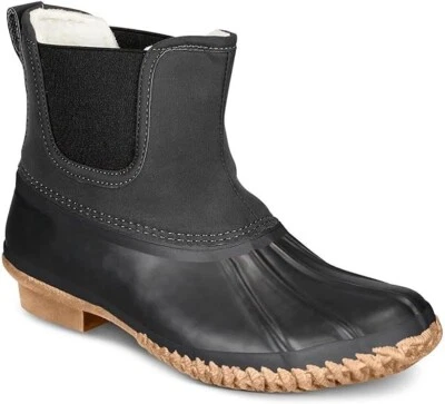 Botas de pato Style & Co Harlii para mujer clima frío color negro liso talla 5M Foto 1 de 3