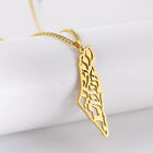 1PC Israel Palestine Map Pendant Necklace For Women Men Chain Necklaces Jewel  q