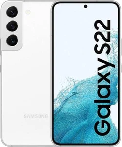 Samsung Galaxy S22 5G SM-S901B Smartphone 6.1" Dual SIM 8GB 128GB White Unlocked - Picture 1 of 2