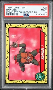 1989 Topps Teenage Mutant Ninja Turtles Collector's Edition Raphael PSA 9 POP 4 - Picture 1 of 4