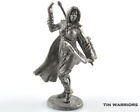 Amazon warrior with bow Tin toy soldier 54mm miniature figurine. metal sculpture