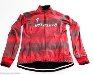 Specialized Long Sleeve Cycling Jacket M polyester women red black - Picture 1 of 4