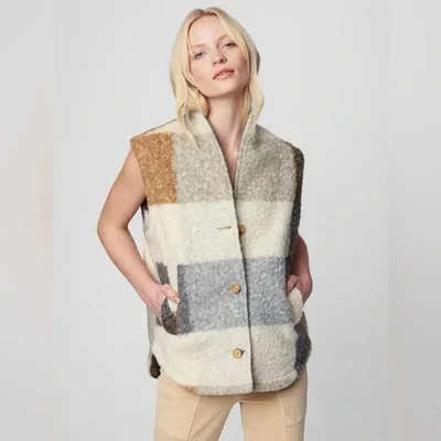 BlankNYC Good Sign Plaid Vest S NWT - Image 1 of 4