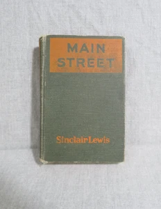 Main Street by Sinclair Lewis Hard Cover, Copywrite 1920 - Bild 1 von 6