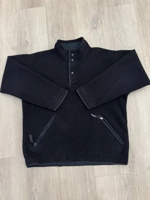 vintage Patagonia Snap Pullover sz S Made In USA 90s Black Fleece Synchilla - Image 1 of 4