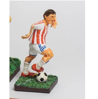 Statuetta Calciatore Caricatura Statuina da Collezione Forchino Giocatore Calcio Foto 1 de 4